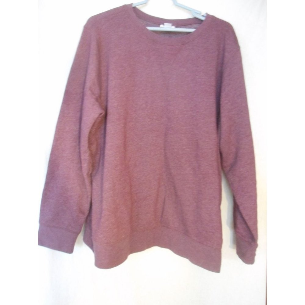 Purple Everlast Sport Solid Purple Crew neck Sweatshirt Size 2x